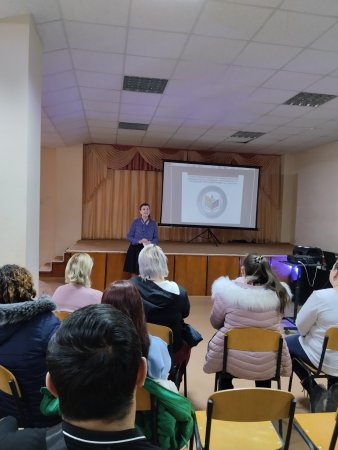 Участие в едином дне родительского собрания 21.03.24 г.  в ГБОУ СОШ №8 г.о. Чапаевск