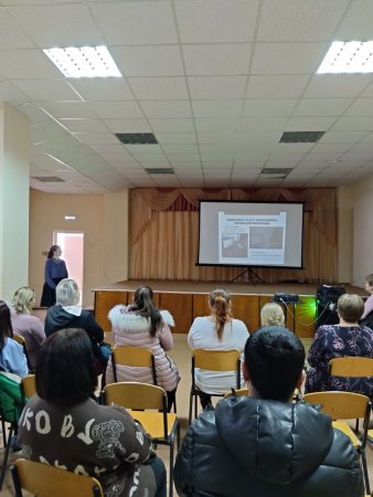 Участие в едином дне родительского собрания 21.03.24 г.  в ГБОУ СОШ №8 г.о. Чапаевск